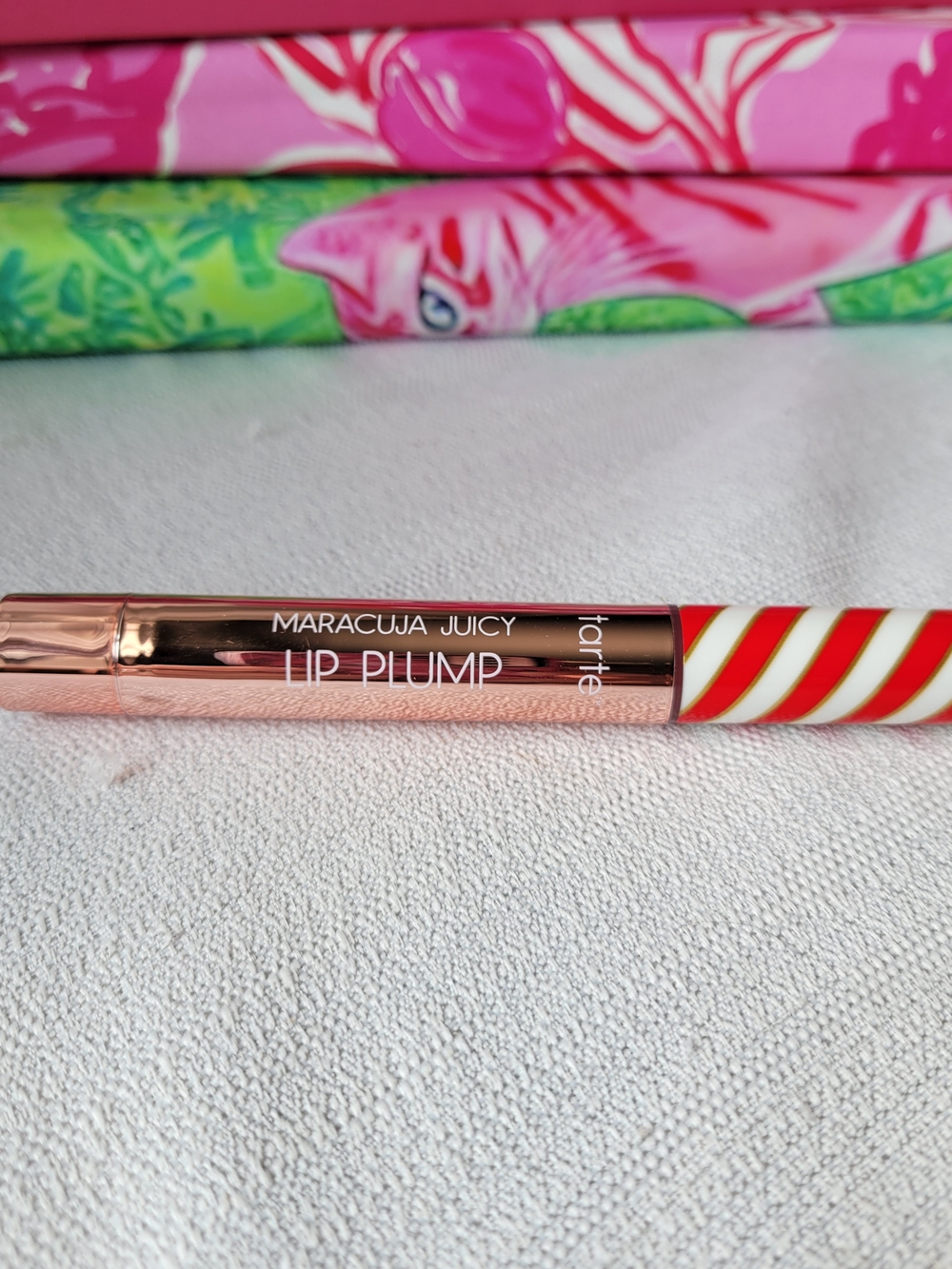 tarte Maracuja Juicy Lip Plump in Candy Cane Cookie